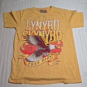 *** Stained****  Lynard Skynard  Short Sleeve Tee with Vintage Eagle Design